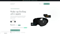 build a premium dark theme landing page in HTML CSS and js