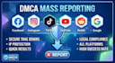 report,remove defamatory,harassing,copyright,mass insta,fb,yt,tiktok x by dmca