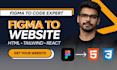 convert figma to html css, tailwind, figma to react js
