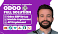 provide expert odoo erp implementation, automation and custom module development