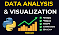 do data analysis and visualization using python and pandas
