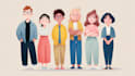flat vector character illustration for anything