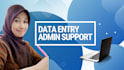 provide an accurate data entry, excel, and admin support
