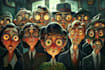 create cartoon background illustration