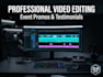 edit engaging event promo and testimonial videos