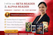beta read alpha reader romance fantasy beta reader ya cozy mystery beta reader
