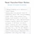 provide neat and clean handwritten notes