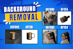 do professional background removal and image cutout