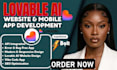 build lovable ai website, webapp, lovable shopify, replit, base 44, lovable dev