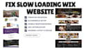 fix slow loading wix website fix non functionbutton on wix, wix website design