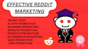do reddit seo post for ai app website saas ecommerce store crypto link promotion