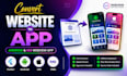 convert website to app android webview ios app web to app mobile app development