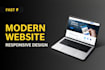 design fast responsive website using HTML CSS for startups and portfolio