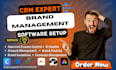 setup crm brand management software airtable canva zoho social monday confluence