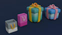 create stylized game assets in both lowpoly and highpoly