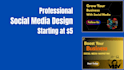 modern social media post design using canva