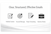 write a professional email, letter or official message
