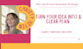 research and create a clear plan for your nonprofit or idea