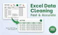 automate, merge, clean messy excel data or CSV in 24 hours