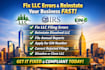 fix llc filing errors and reinstate your business fast