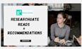 increase researchgate reads and recommendations on researchgate