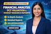 deliver professional financial analysis dcf valuation market research reports
