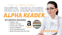 be romance beta reader or contemporary romance sci fiction fantasy novel lector