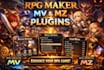 create custom rpg maker mv game and mz plugins for your game
