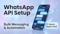 setup whatsapp api , beta bm verified bm waba api bm provider facebook profile