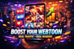 promote your webtoon webcomic, tapas manga comic promotion
