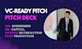 design a vc ready pitch deck for your saas startup