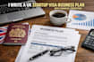 write a UK startup visa business plan with financial projections