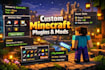 create minecraft mod, minecraft plugins for java or bedrock addons
