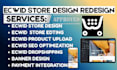 design edit redesign fix bug issue setup SEO upload product on ecwid store
