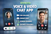 create a secure voice and video chat app with webrtc integration