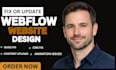 fix webflow bugs, responsive issues, broken layouts and improve your website