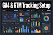 setups google analytics 4, ga4 gtm ecommerce and tracking