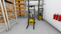 do 3d factory warehouse forklift animation, 3d isometric warehouse animation