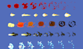 do pixel visual effect, particle effect, vfx, elements, pixel assets retro game