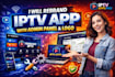 rebrand iptv app with admin panel and logo