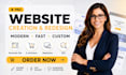 build or redesign a complet business website