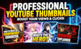 create eye catching youtube thumbnails for anime manga