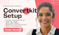design kit newsletter kit landing page convertkit email sequence kit automation