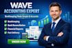 do bookkeeping and accounting using wave accounting software