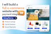 develop a modern and responsive ecommerce website