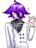 draw an anime style halfbody image