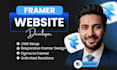 do framer website design, figma to framer, framer landing page design