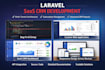 build laravel CRM saas multi tenant PHP web app