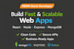 build your saas web app, startup mvp, or full stack web application