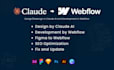 design, redesign, and develop a webflow website using claude ai
